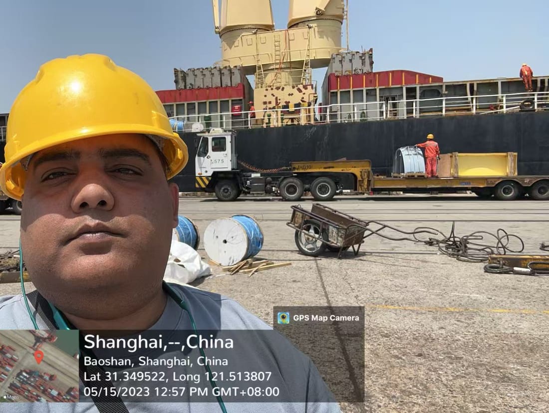 Geo-tagged inspection visit, Baoshan, Shanghai, 15 May 2023