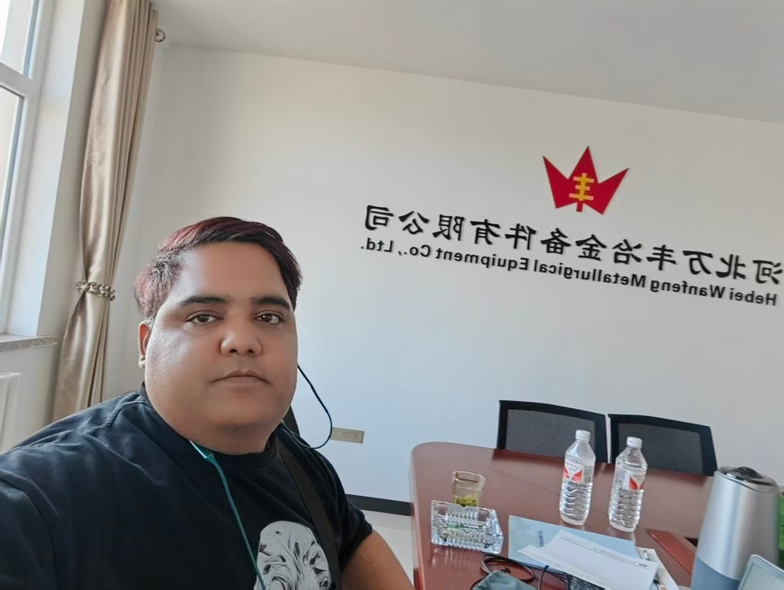 At the entrance of Hebei Wanteng Metallurgical Equipment Co., Ltd.